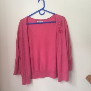 Pink cardigan
